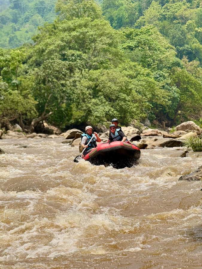 Chiang Mai: Sticky Waterfall and Rafting Day Trip - A quiet bamboo raft with possible elephant views