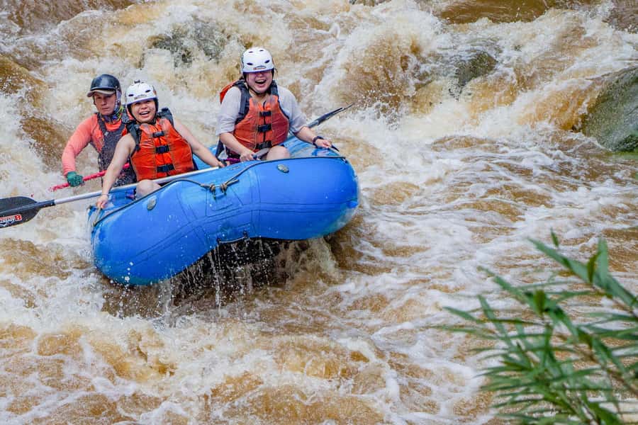 Chiang Mai: Whitewater Rafting and Waterfall Trekking Tour - The 1.5-hour ride from Chiang Mai