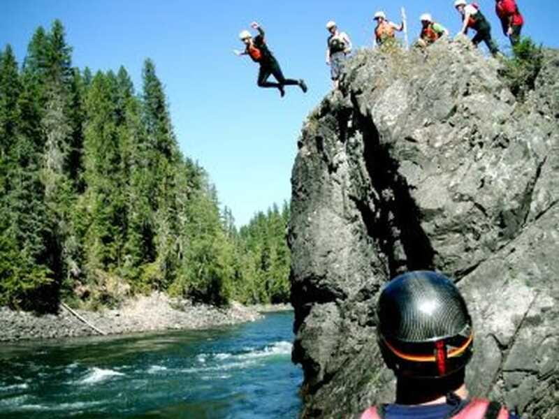 Clearwater BC Rafting with time for a waterfall Tour - Meeting at 73 Old North Thompson Highway Road West
