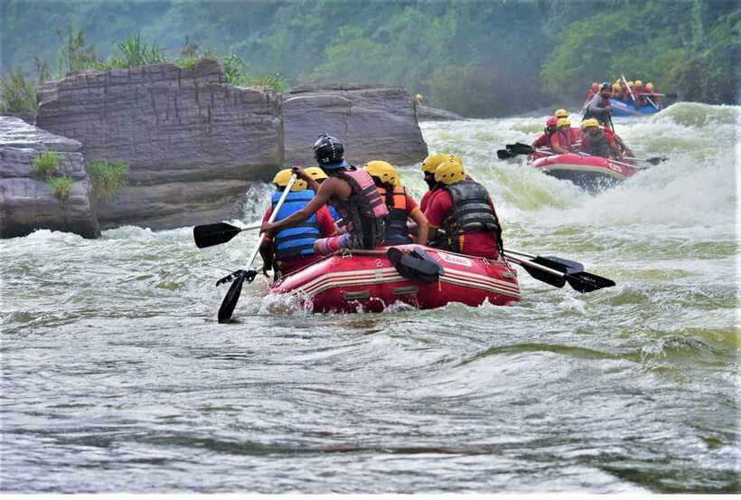 Colombo/ Negombo: Kithulgala White Water Rafting Adventure - Swimming and the quieter parts of the river