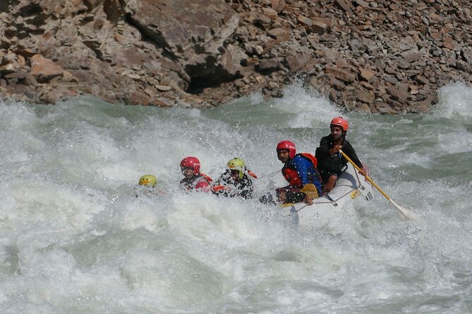 Day Rafting in Rishikesh- 16km - Safety with Ajit, Vishal, Dave, and the support crew