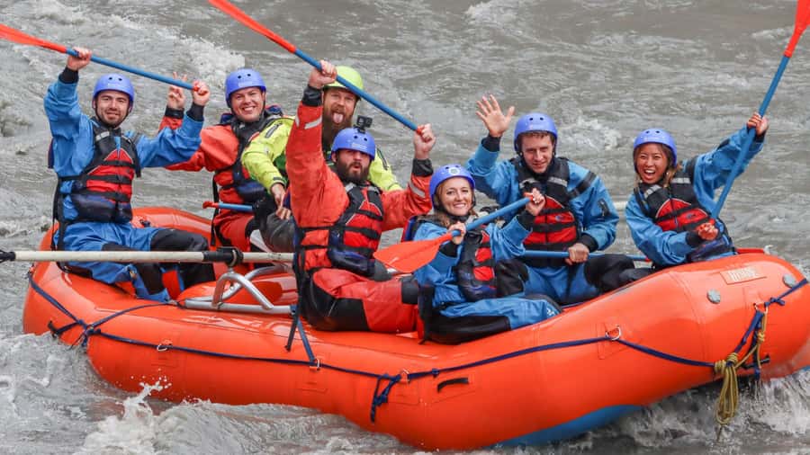 Denali, Alaska: Canyon Wave Raft Class III-IV Paddle/Oar - Eight rapids across 11 miles of river