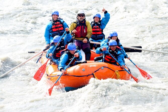 Denali Rafting Canyon Wave - Getting suited up in a Nenana River drysuit