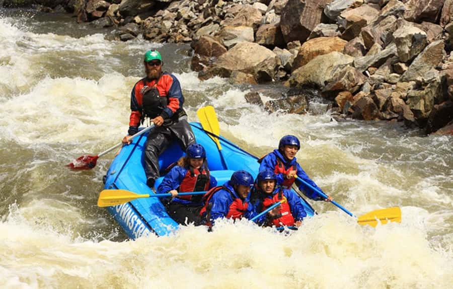 Denver: Upper Clear Creek Intermediate Whitewater Rafting - Getting suited up for cold mountain water