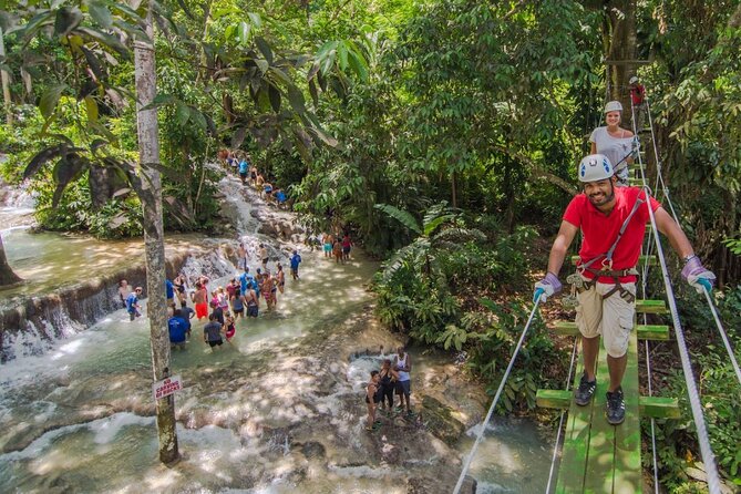 Dunns River Falls, Zipline, Bamboo Rafting, Horseback Ride Tour - Key points to know before booking