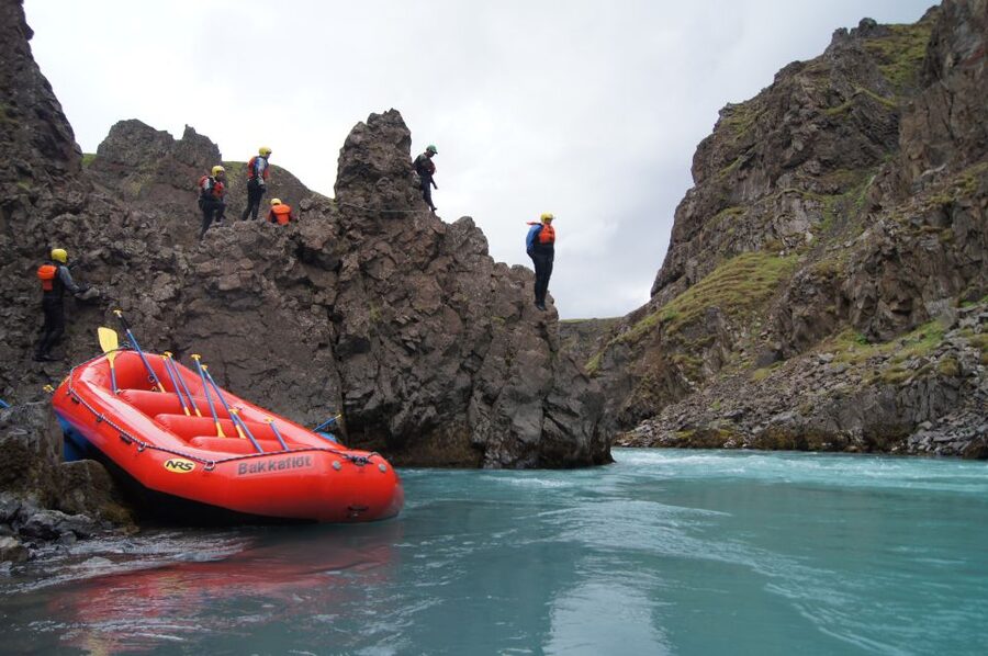East Glacial River Extreme Rafting - Starting at Bakkaflöt in Varmahlíð