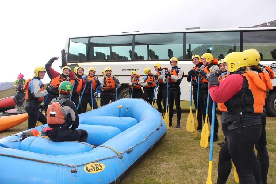 East Glacial River Extreme Rafting - Soup and the hot tub after the rapids