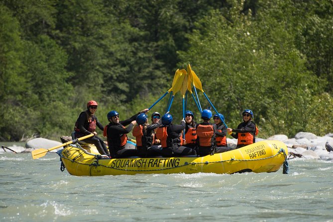 Elaho Whitewater Experience - A safety briefing before the first rapid