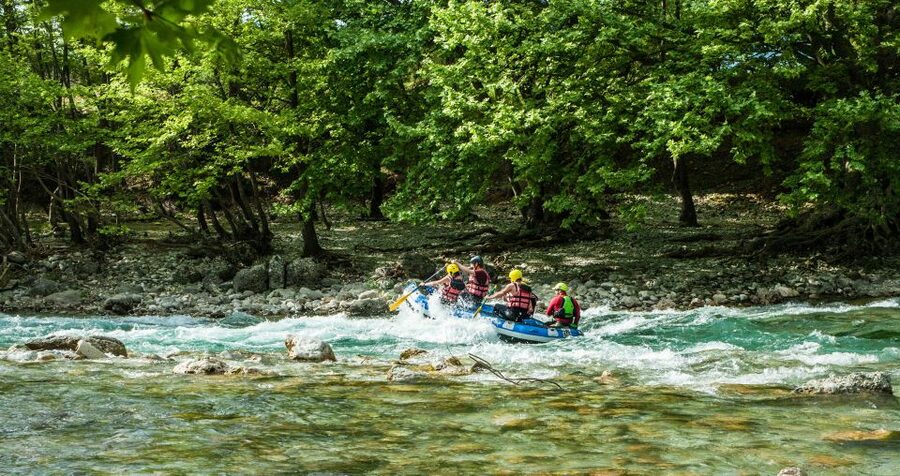 Epirus: Easy Rafting Experience on the Voidomatis River - The 20-minute ride to the Aristi-Papigo bridge