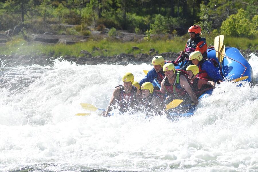Evje: White Water Rafting Trip on Norway's Warmest Rivers - Seeing the biggest waterfall before rafting it