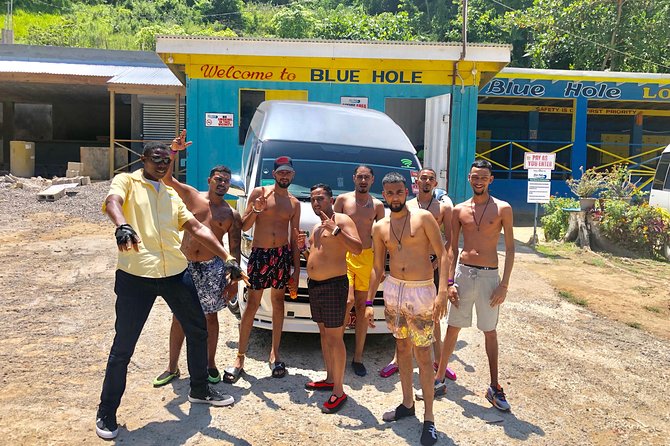 Explore Montego bay Jamaica toMartha Brae Rafting &Blue Hole Tour - From calm water to Blue Hole near Ocho Rios