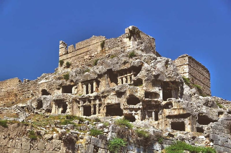 Fethiye Jeep Safari To Tlos, Yaka, Saklıkent, Rafting &Lunch - Yaka Village, gözleme, and fish in clear pools