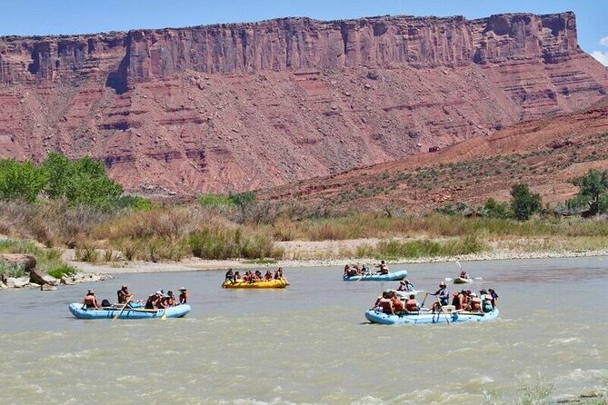 Fisher Towers Half-Day Rafting Day Trip from Moab - Red-rock scenery along the Fisher Towers stretch