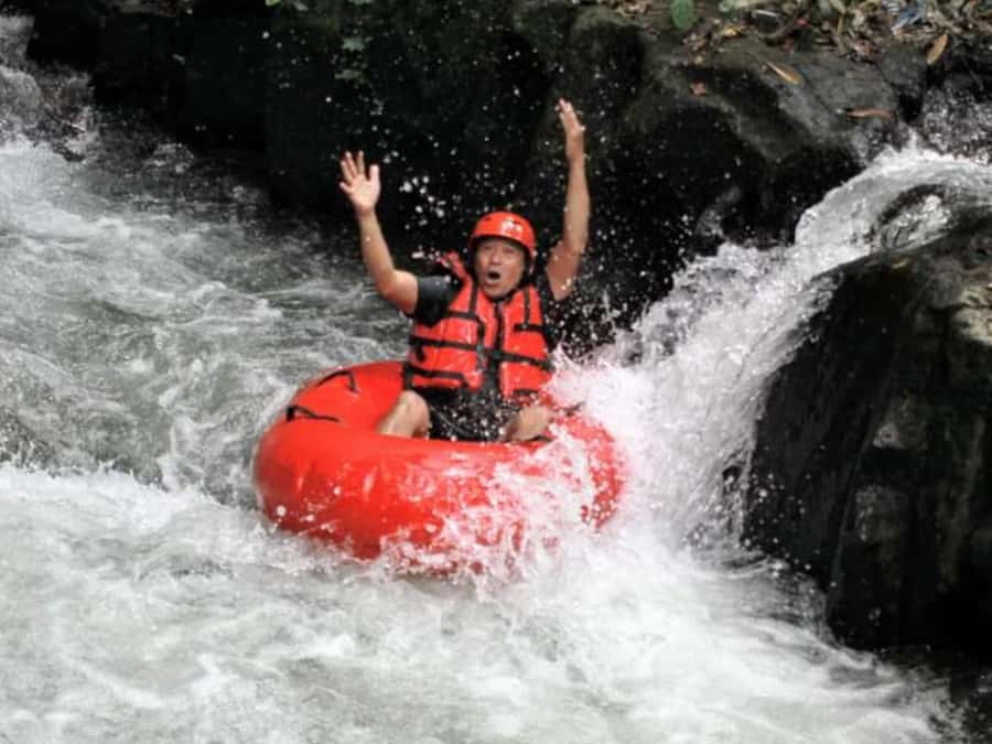 Float & Fun: Bali Wanderlust Whitewater Tubing - What the 1.5-hour river section feels like