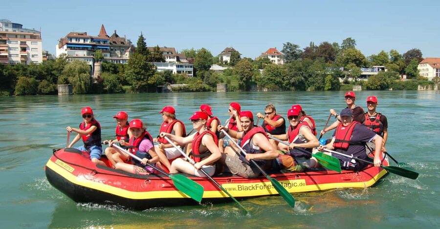 Freiburg and Basel: Rafting Tour on the River Rhine - Getting onto the Upper Altrhein