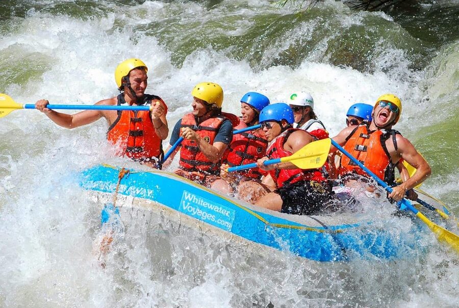 From Alanya, Antalya, Kemer: Rafting And Buggy or Quad Tour - Safety briefing before the 7 km river run