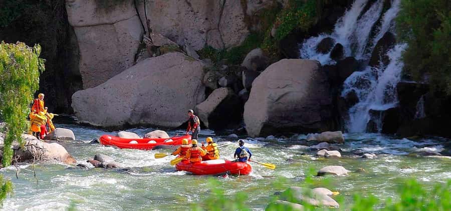 From Arequipa: Rafting on the Chili River - Leaving Arequipa for the Chilina Valley