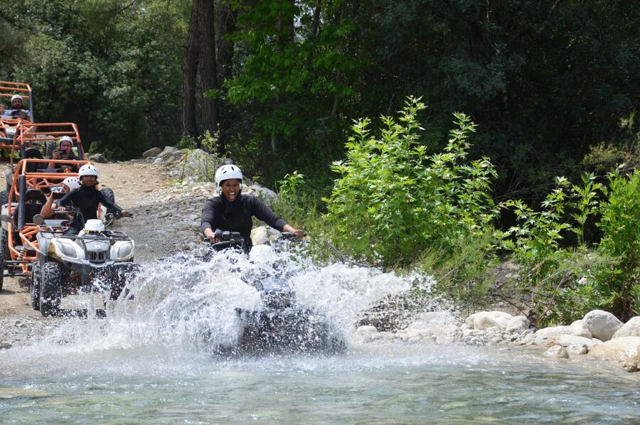 From Belek: Fully Combo Zipline, Quad Safari, Rafting, Lunch - What the $25 price really covers