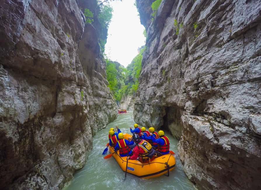 From Berat: Osumi Canyon Rafting, Kayak, & River Tubing Tour - Safety, equipment, and the small-group advantage