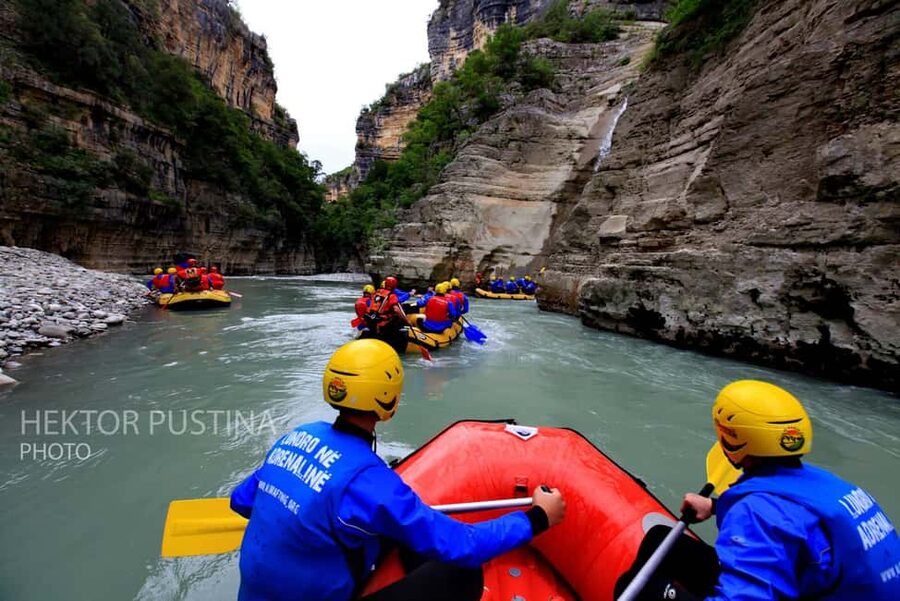 From Berat: Osumi Canyon Rafting, Kayak, & River Tubing Tour - What the route looks like from Berat