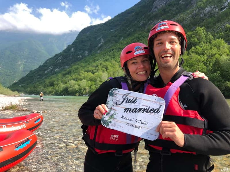 From Bovec: Premium Rafting on Soča River with Photo Service - Rafting through Class II to IV water