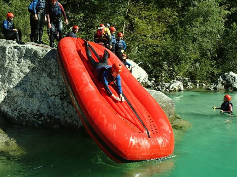 From Bovec: Premium Rafting on Soča River with Photo Service - The extra stops: swimming, sliding, and jumping
