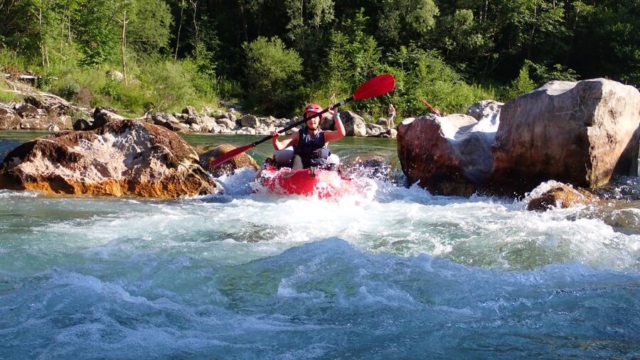 From Bovec: Whitewater kayaking on the Soča River - Why the Soča makes a fine first whitewater trip