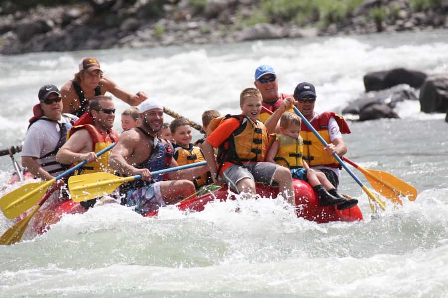 From Gardiner: Yellowstone River Whitewater Rafting & Lunch - A full day on the Yellowstone, not just a quick thrill ride