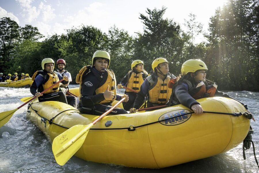 From Interlaken: Family Rafting - Forty-five minutes of paddling on the river