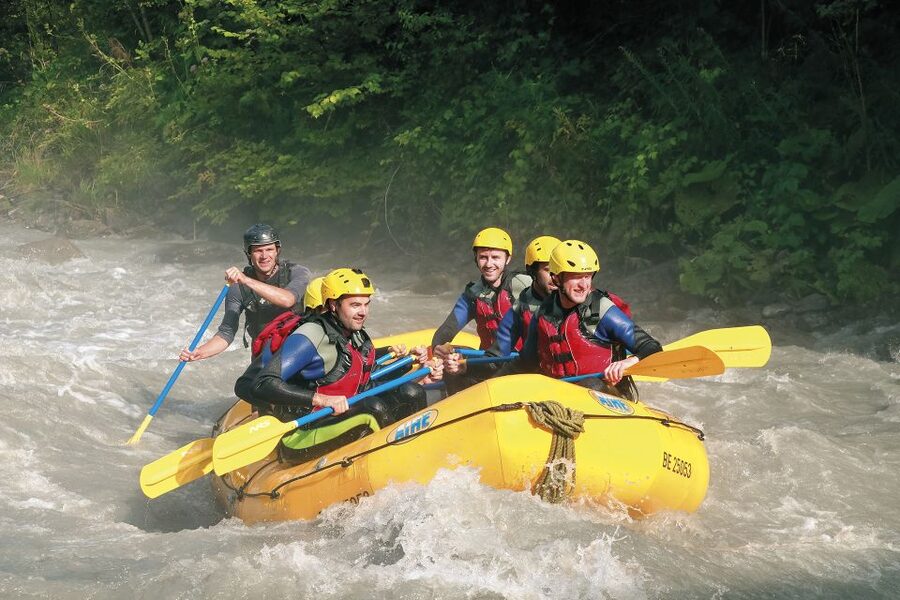 From Interlaken: Lütschine River Whitewater Rafting - A four-hour outing with roughly two hours on the river