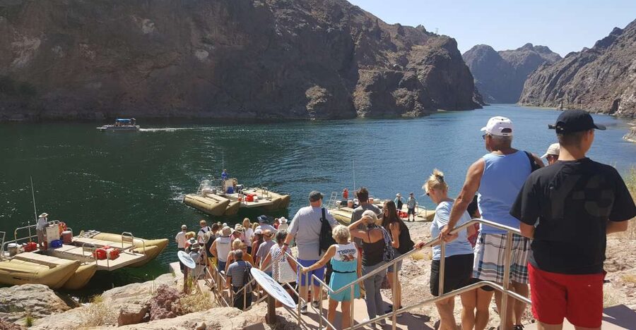 From Las Vegas: Hoover Dam Raft Tour - A calm 1.5-hour float below Hoover Dam