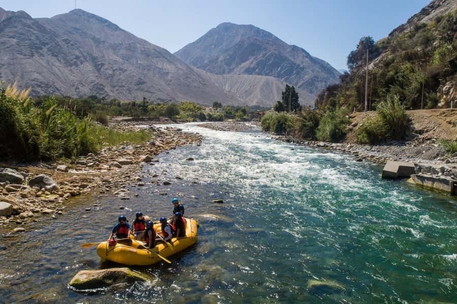 From Lima | Lunahuana River Rafting | Adventure in Canete - Lunch in Lunahuaná, at your own cost