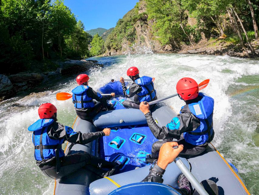 From Llavorsí: White Water Rafting - The Gulleri bridge and the later rapids