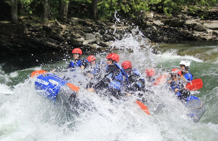 From Llavorsí: White Water Rafting - Arriving at the RocRoi centre in Llavorsí