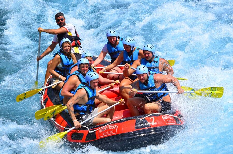From Marmaris: Dalaman River Rafting Adventure - Swimming and cliff jumping along the route