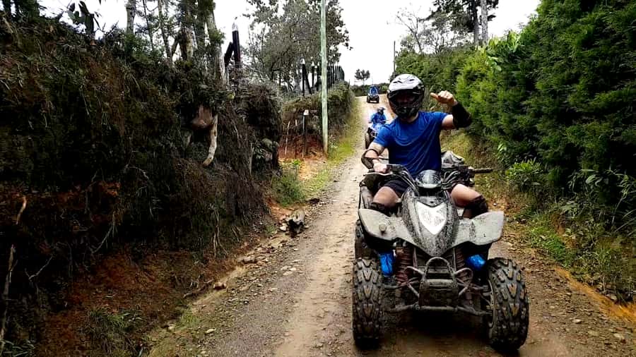 From Medellín: ATV Ride and Rafting Experience Combo Tour - Mud, rocks, and the less polished parts