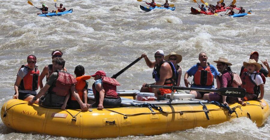 From Moab: Colorado River Guided Rafting Trip - A gentle Colorado River trip from Moab