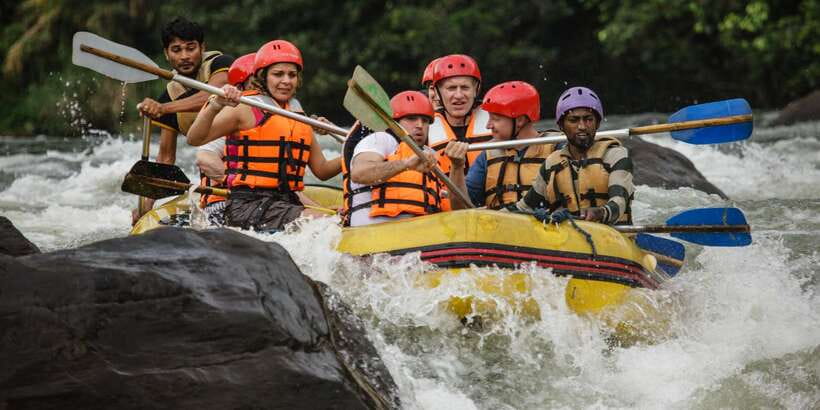 From Negombo: White Water Rafting Adventure - Lunch at the adventure base