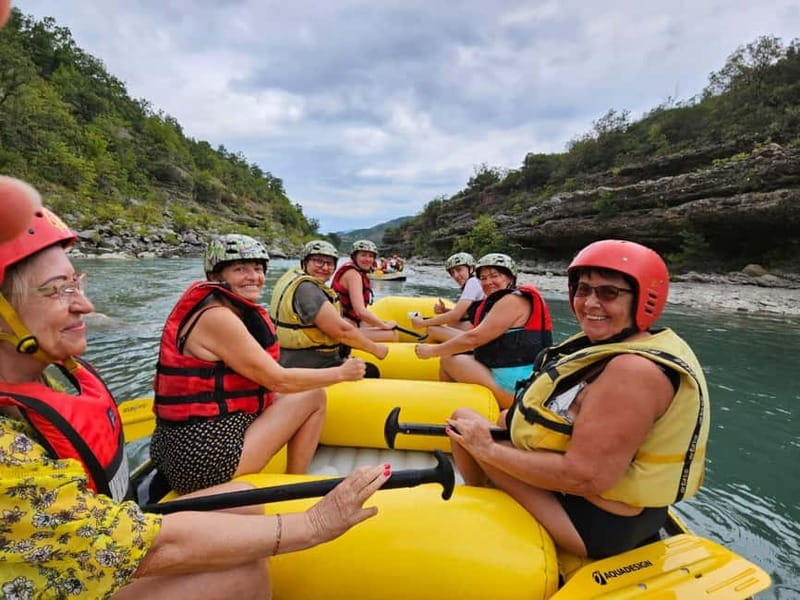 From Permet: Amazing Rafting Experience at Vjosa River - Mountain views from the river