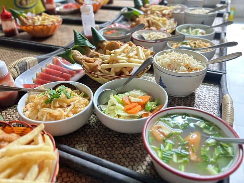 From Phuket: Elephant Care Experience with Rafting & Zipline - Lunch, breaks, and the rhythm of the day