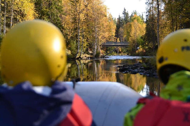 From Ruka: River rafting fun for families - The first 15 minutes: safety before splashing