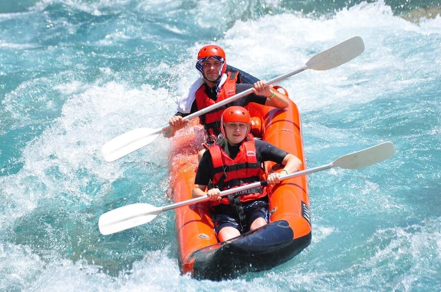 From Side/Alanya/Belek/Kemer/Antalya Rafting Adventure - Calm stretches and livelier rapids