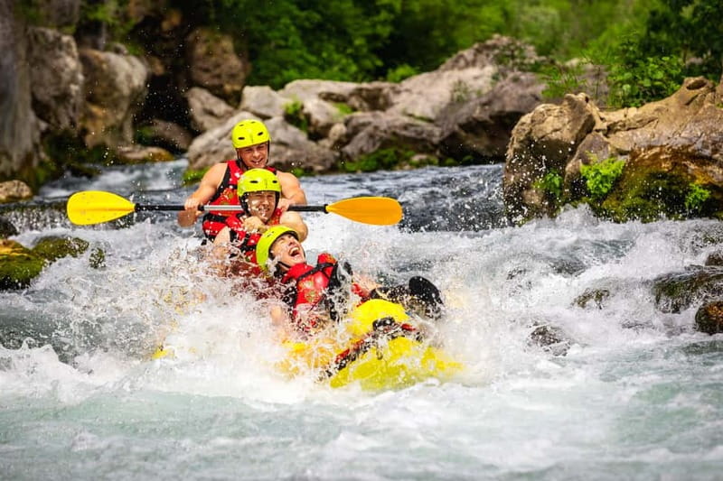 From Split/Šestanovac: Whitewater Rafting on Cetina River - Key points at a glance