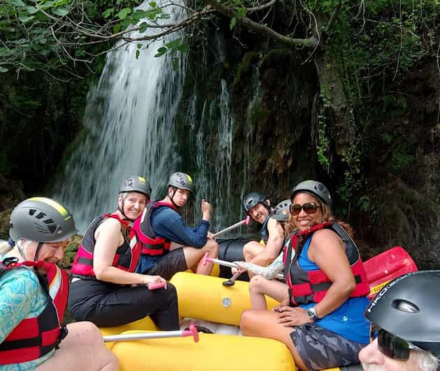 From Split: Van Transfer to/from River Rafting Tour in Omiš - Rapids, river views, and the cave stop
