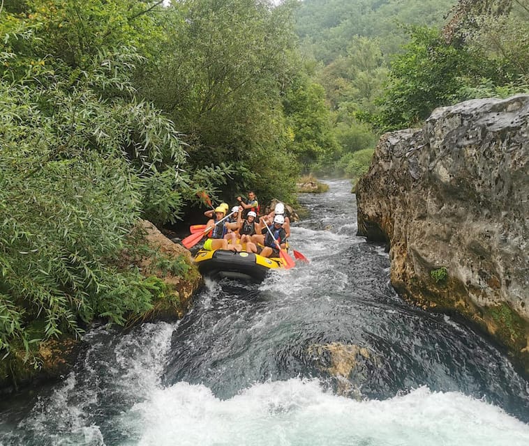 From Split: Van Transfer to/from River Rafting Tour in Omiš - What the $47 price really covers