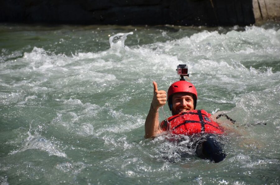From Taormina or Messina Port: Body Rafting + Lunch - Two hours in the Alcantara river corridor