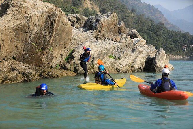 Full Day Rafting in Rishikesh - 35 Km. - River snacks, lunch, and the NIM Beach finish