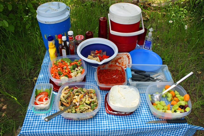 Full Day Whitewater Adventure Trip with Included Lunch - The riverside barbecue is more than a lunch break
