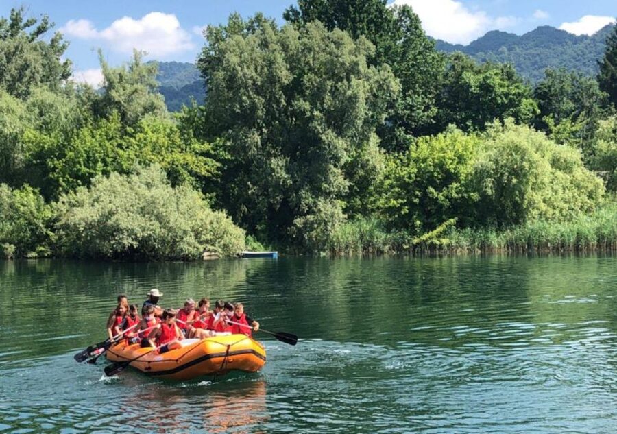 Fun for the family: Soft Rafting on Adda river - Meeting at Villa d’Adda swimming pool