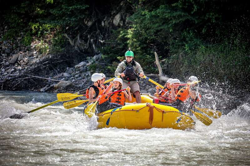 Golden, BC: Kicking Horse River Family Rafting with Lunch - Getting fitted for the river